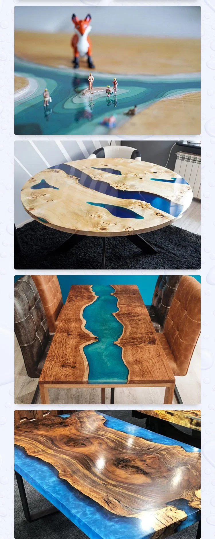1 Gallon Kit Crystal Clear Epoxy Resin for Super Gloss Coating and Tabletops