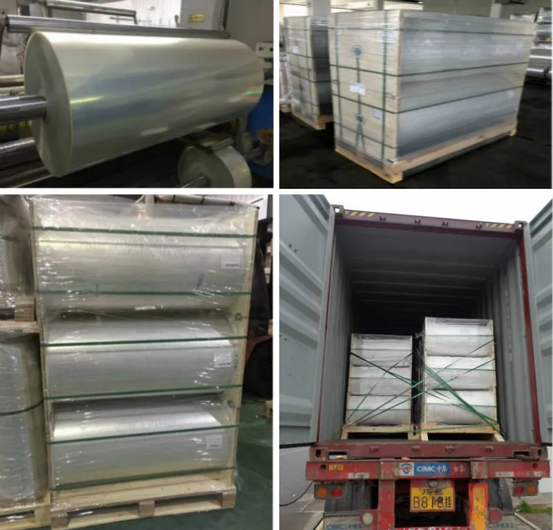 12mic~100mic Biaxially Oriented Polyester BOPET Colorful Packing Film