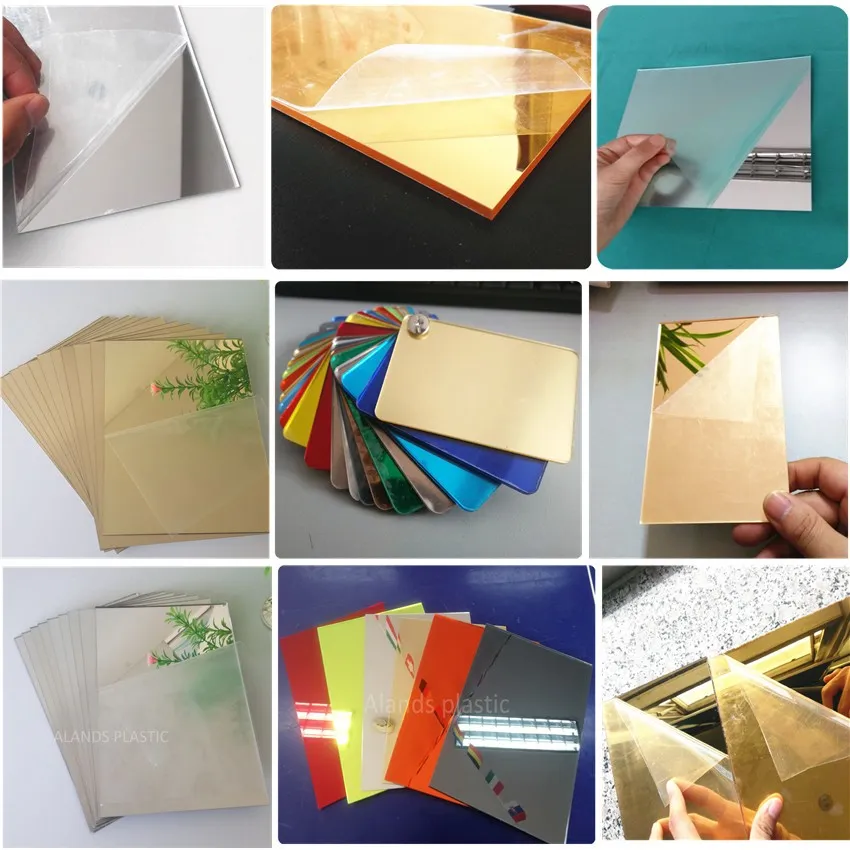 1mm Thick Plexiglass Self Adhesive Acrylic Mirror Sheet
