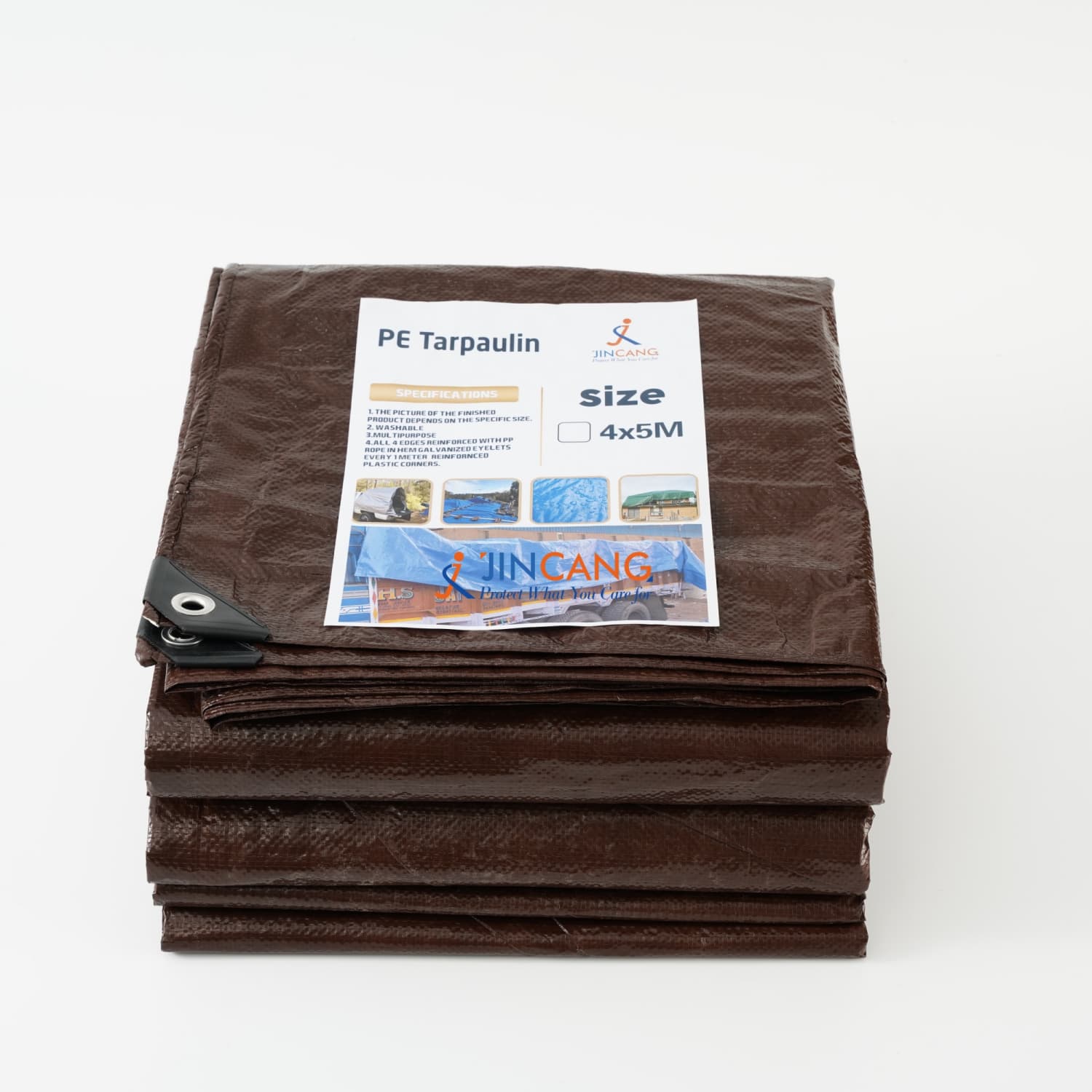 How Can 110 GSM Brown Green PE Tarpaulin Deliver Practical Outdoor Protection?