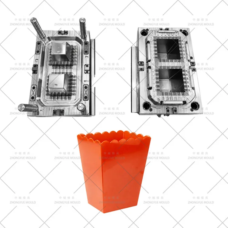 Can a Plastic Scalloped Large Size Flower Pot Mould Be Customized for Different Flower Pot Designs