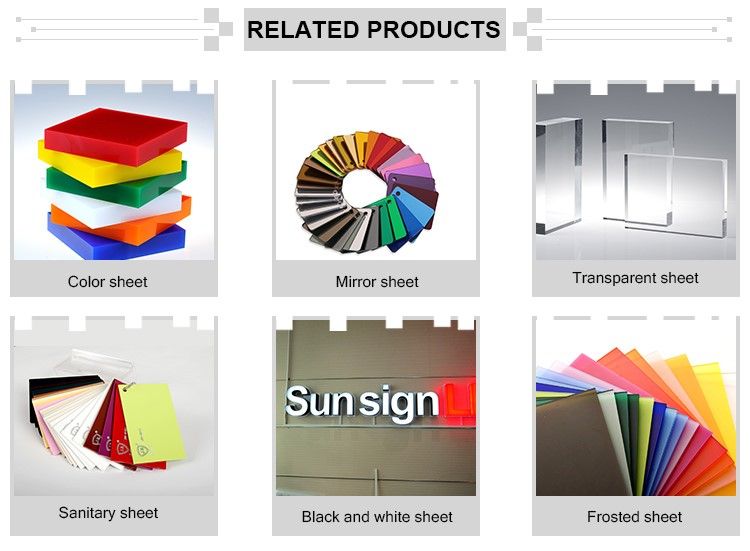 2050mm*3050mm PMMA Sheet for Outdoor Sign Board