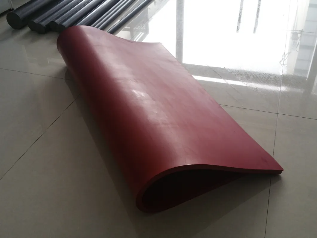 22MPa, 40sh a, 740%, Pure Natural Rubber Sheet, Gum Rubber Sheet, PARA Rubber Sheet