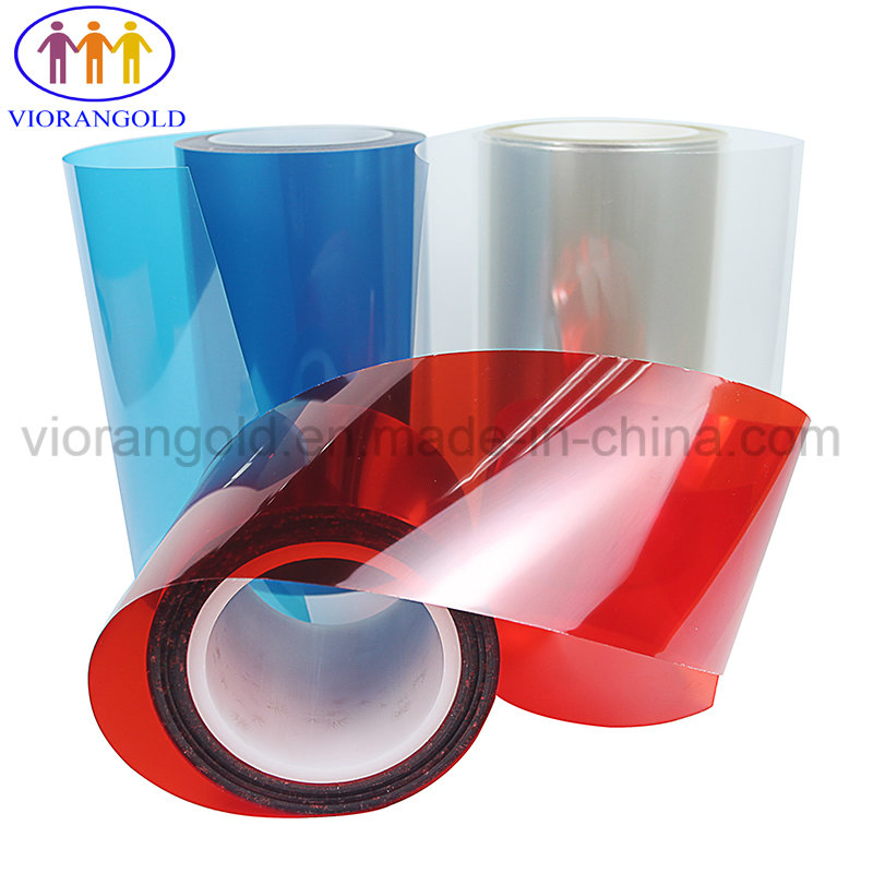 25um/36um/ 50um /75um/100um/125um Transparent/Red Pet Protect Film with Acrylic/Silicone Adhesive for Computer Screen Protecting