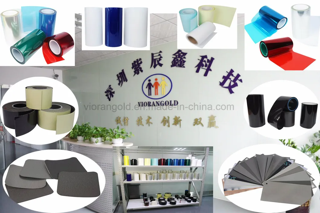25um/36um/50um/75um/100um/125um Transparent/Red Pet Protective Film with Silicone Adhesive for Electronic Equipment Protecting