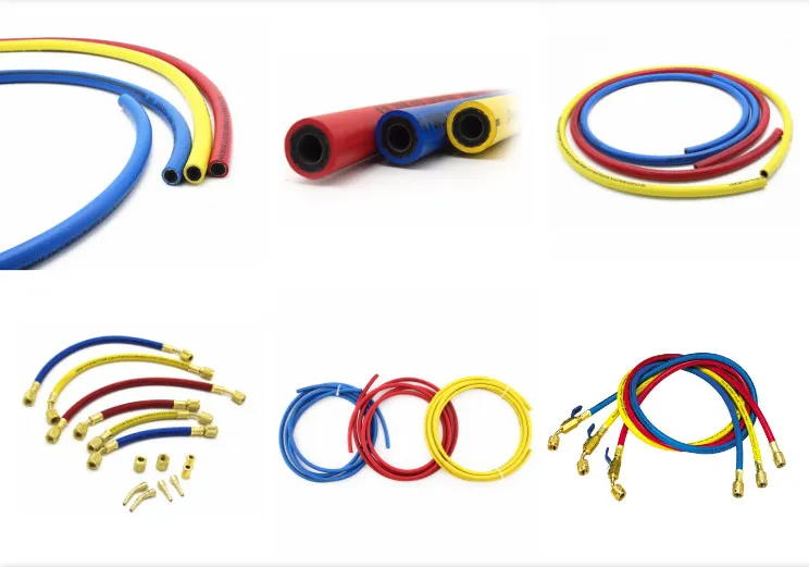 3/16" Inch Blue Color Oil Resistance R401A Refrigerant Hose