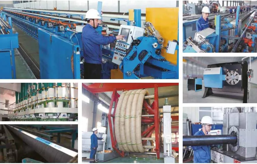 3/4′′-12′′ Flexible EPDM Rubber Hose for Industrial Water Delivery