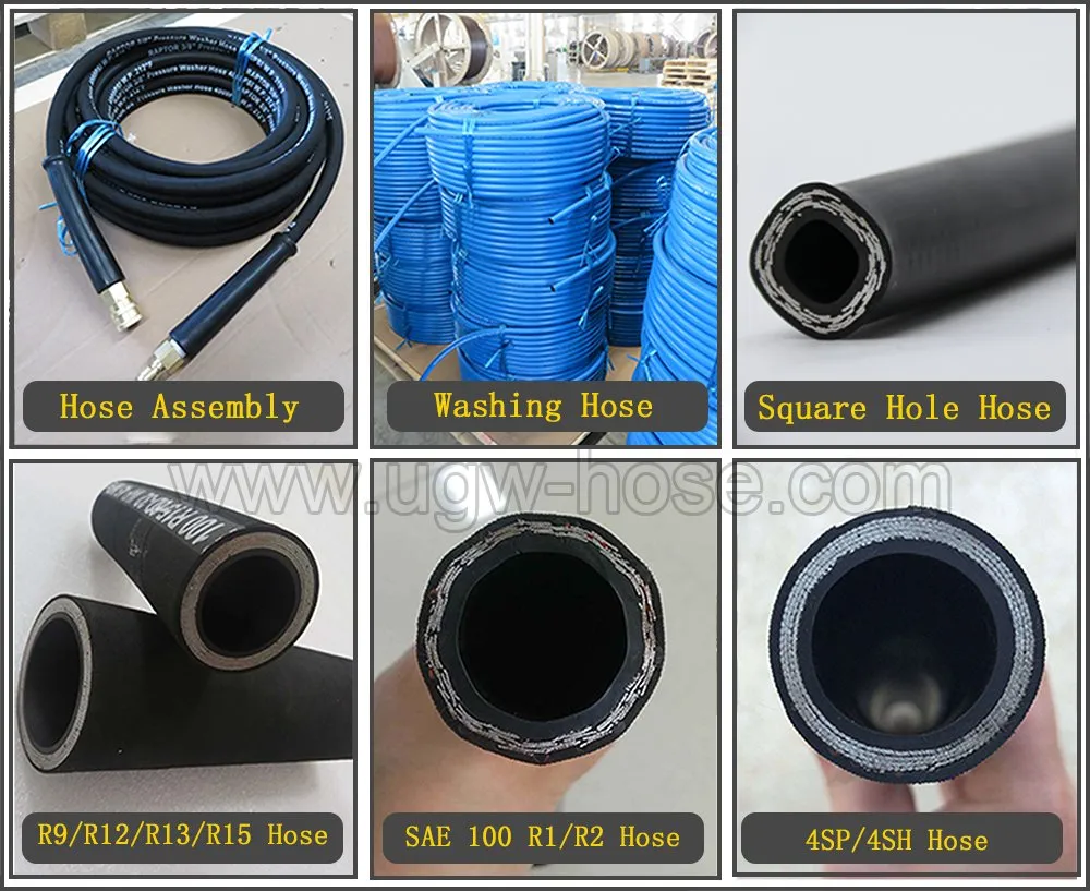 3/8 Inch Hydraulic Rubber Hose DIN En 853 1st 2st