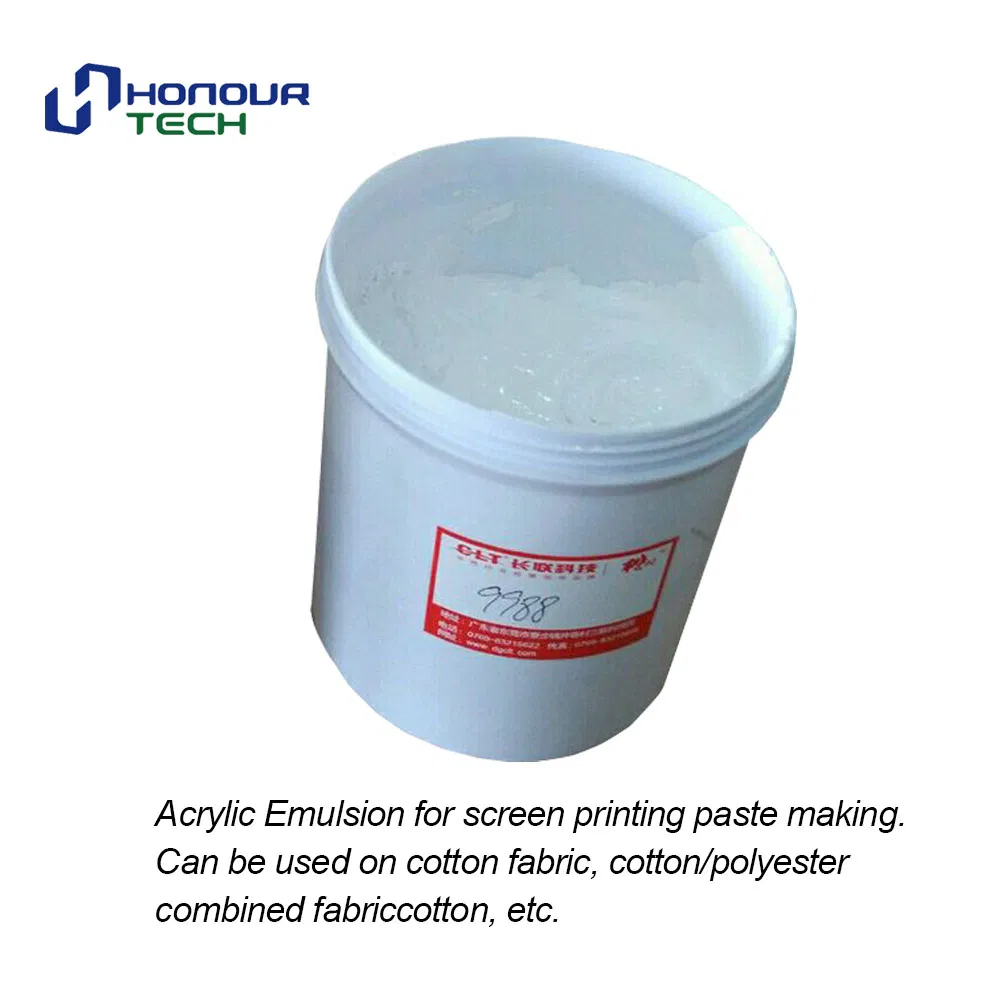 Acrylic Polymer Emulsion for Rubber Print Paste Binder Factory