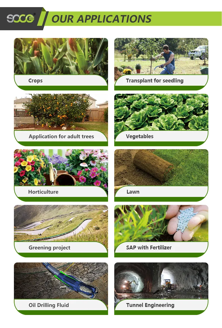 Agriculture Hydrogel Super Absorbent Polymer Sap