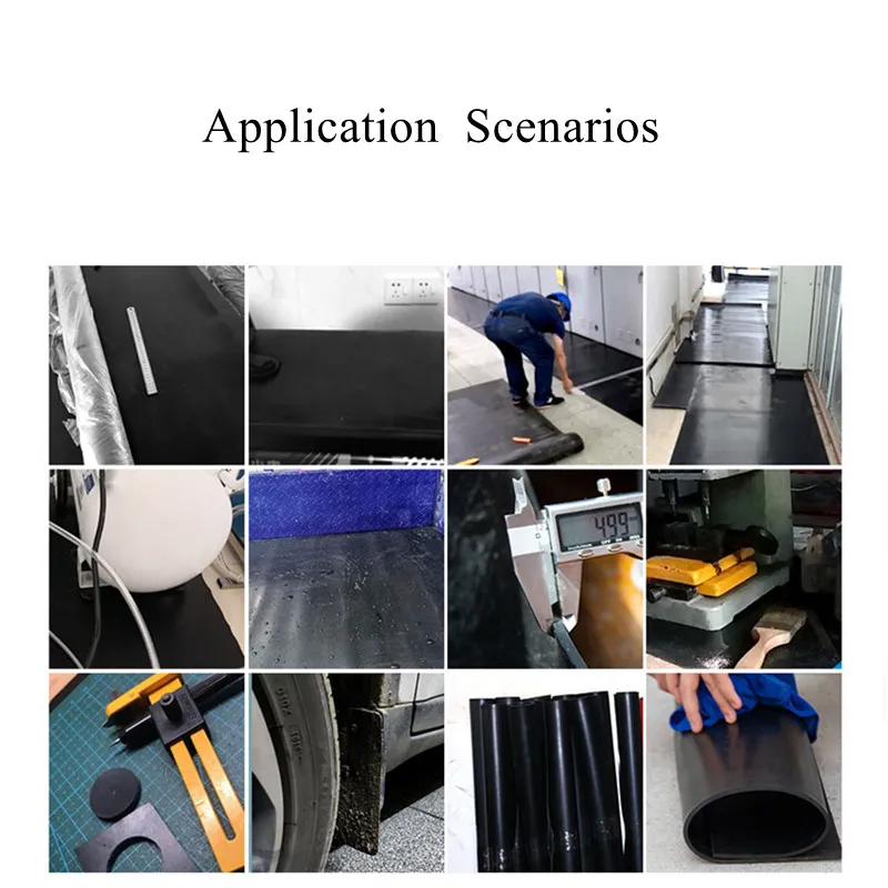 Antiskid NBR Rubber Sheets NBR Rubber Gaskets for Industry Using OEM Size
