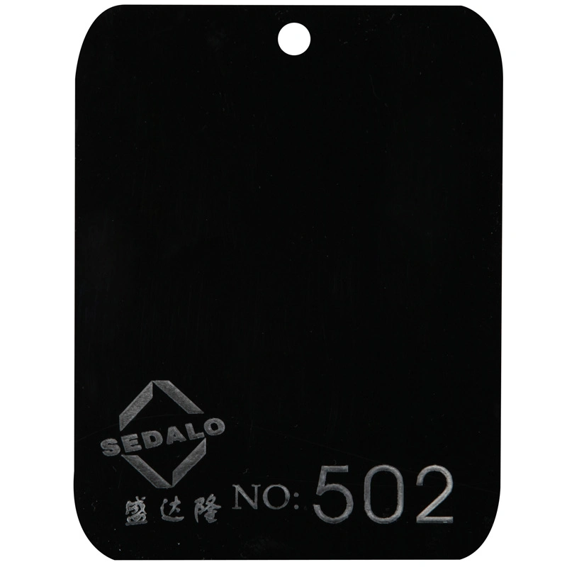 Black Virgin Cast Acrylic Sheet (SDL- 502 )