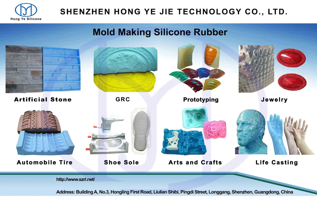 Chemical Silicone Rubber Raw Material, Silicone Rubber for Concrete Horse Statues, Decoration Gypsum Moldings