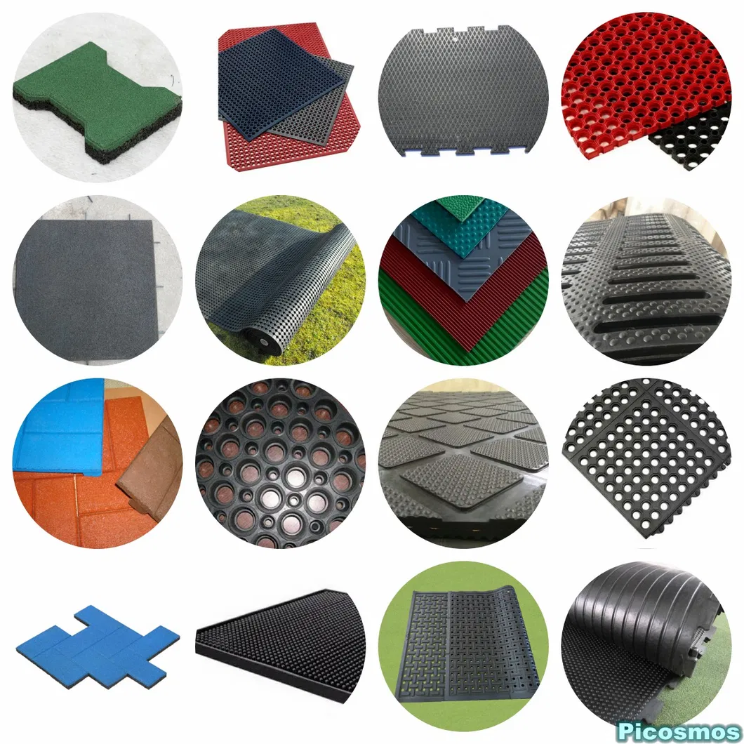 Chinese Floor Mats Coil Perforated Rubber Mat