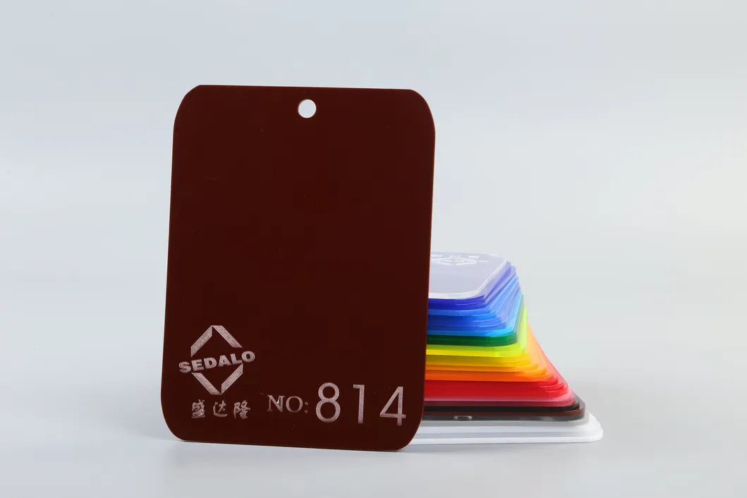 Colorful Cast Acrylic Sheet with Lower Price 814