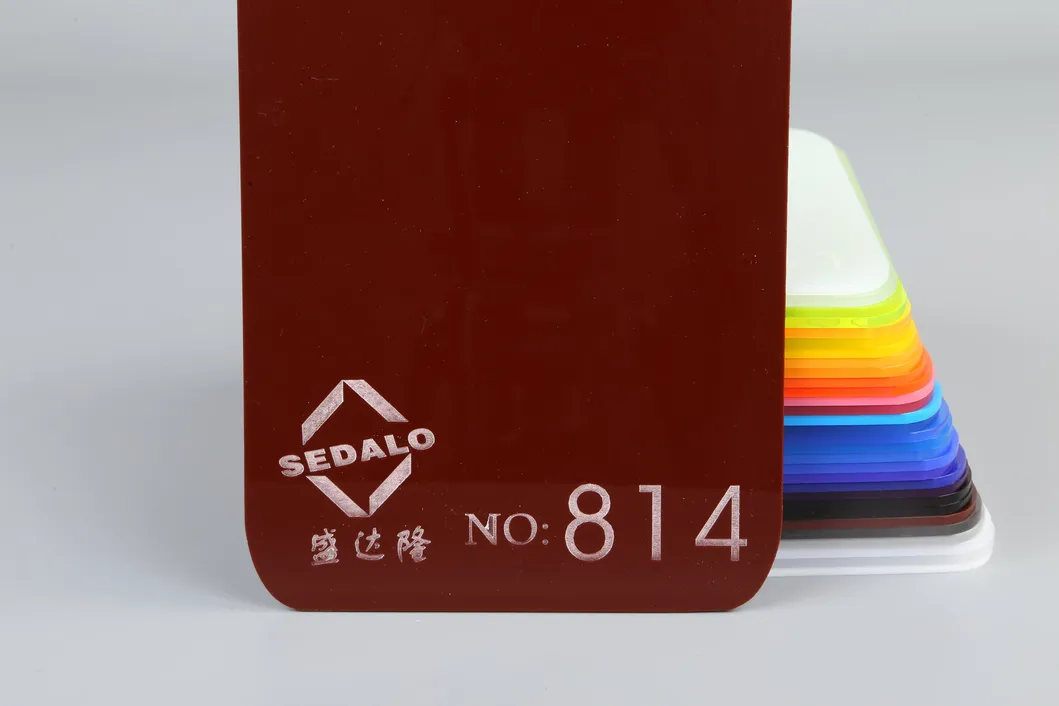 Colorful Cast Acrylic Sheet with Lower Price 814