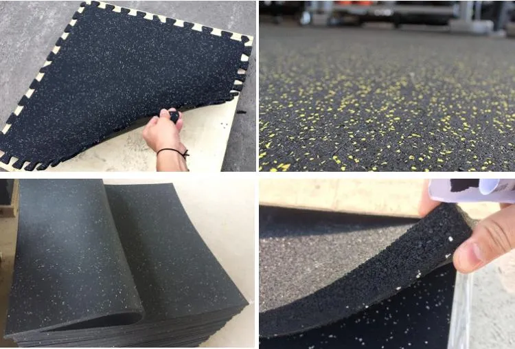 Colorful EPDM Fleck Rubber Gym Mats Rubber Flooring Mat for Gym
