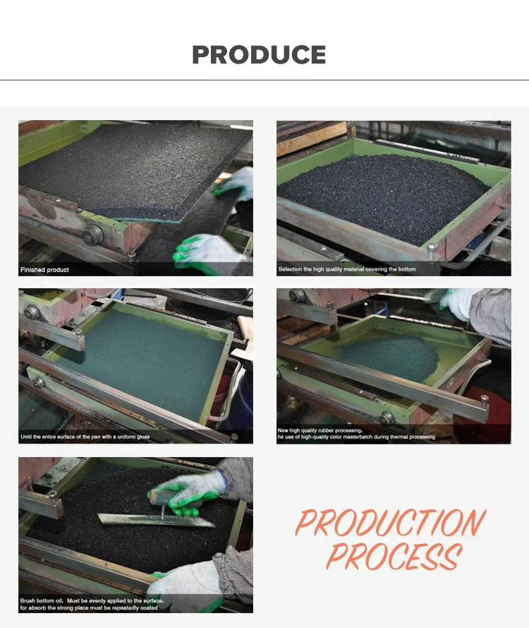 Colorful EPDM Flecks Gym Rubber Flooring Tiles1m * 1m