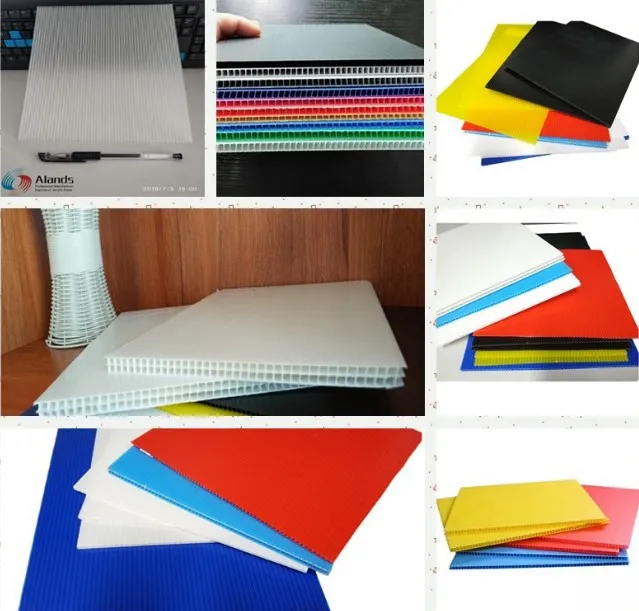 Colorful Hollow PP Sheet Twin Wall Polypropylene Sheet