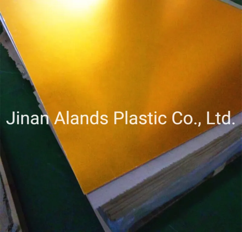 Colorful Mirror Plastic Sheet Extruded Acrylic Mirror Sheet for Decoration
