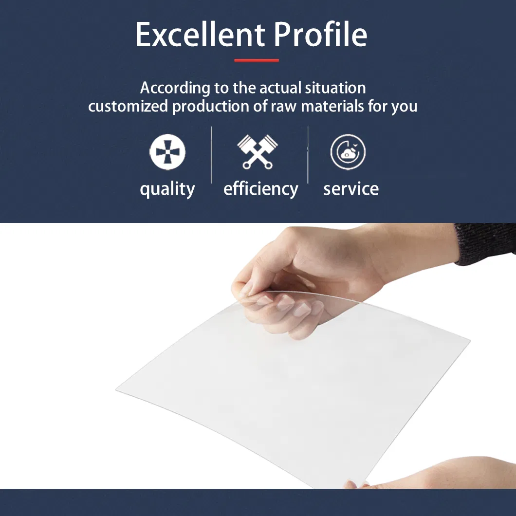 Commonly Used Hard Plastic Sheet Pet Sheet with Glossy/Matt/Frost Surface