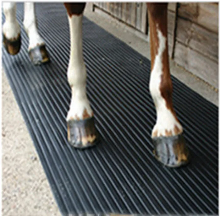 Corrosion-Resistant Foam Livestock Mat Stripe Antiskid Rubber Sheet Cow Mat Best National Rubber