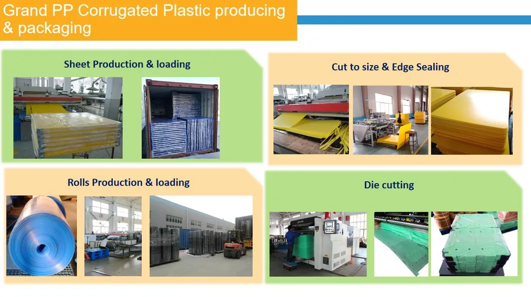 Corrugated Plastics Sheets Sign Blank Board / PP Advertising Board for Signs