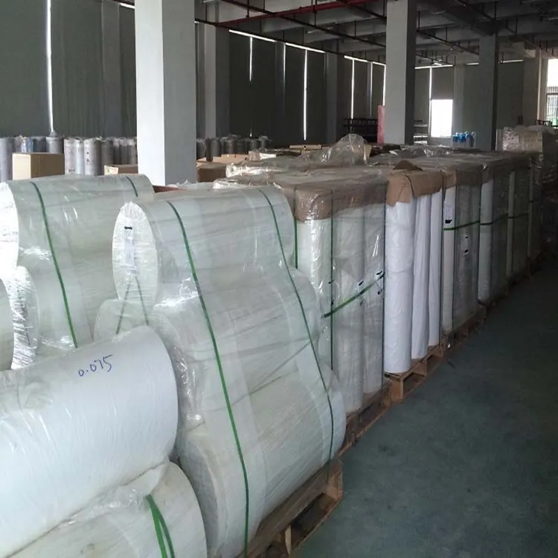 Creamy White Pet Roll Material Translucent Pet Roll Material Pet