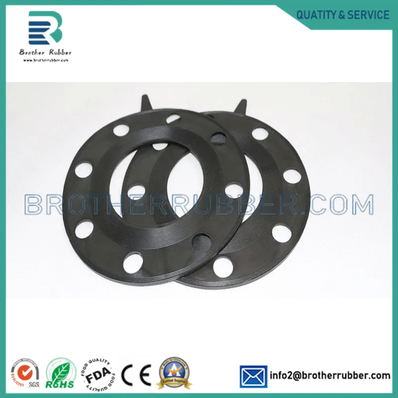 Custom Wholesale White Sealing Ring Plastic PE Rubber Flat Flange Gasket