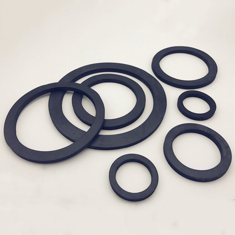 Custom Wholesale White Sealing Ring Plastic PE Rubber Flat Flange Gasket
