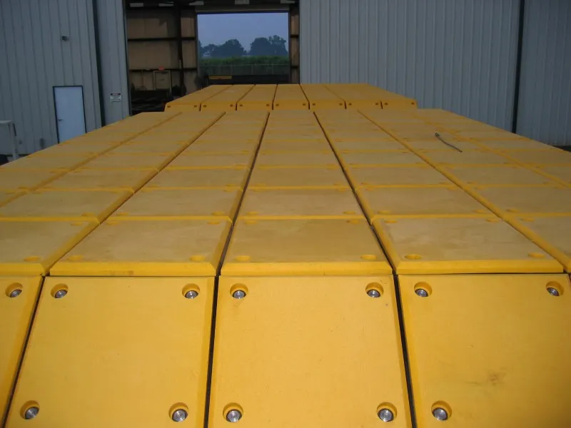 Customized Boron Polythene Neutron Shielding UHMWPE Round Cover Plate
