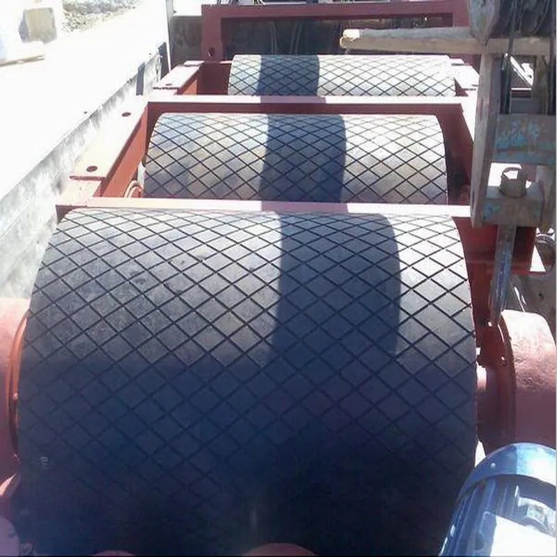 Diamond Grooved Rubber Pulley Lagging for Conveyor