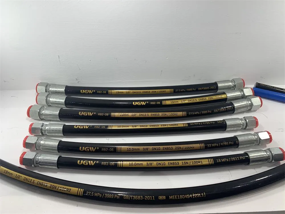 En853 SAE R1 Wrapped Cover Hydraulic Rubber Hose Pressure