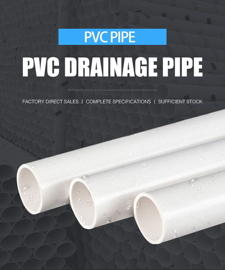 Environmental Protection Dwv Plastic PVC Raw Material UPVC Poly Pipe