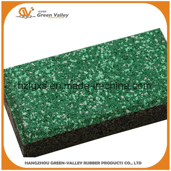 EPDM Brick Rubber Flooring Tiles for Garden Pathway