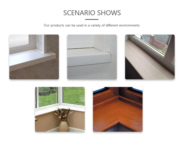 Fireproof Easy Installation Indoor Plastic Windowsill Board