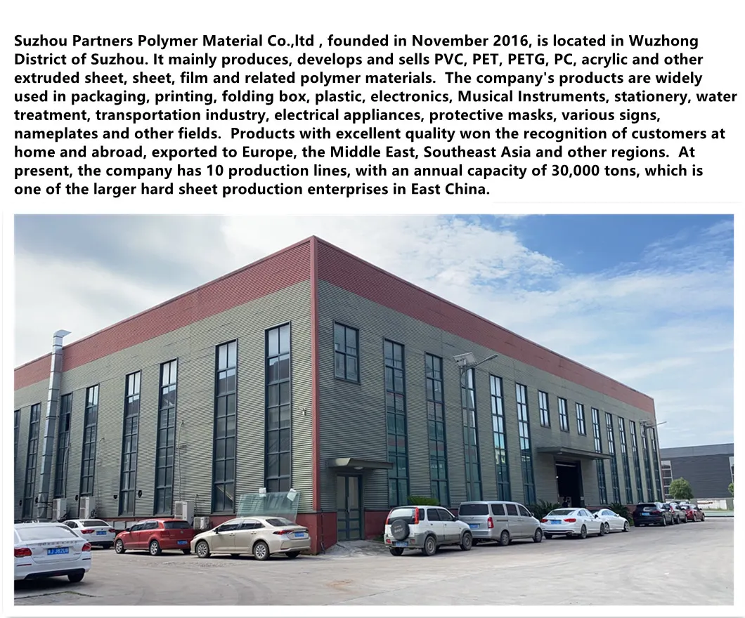 Frosted PVC Sheet Manufacturers High Quality Luminosity PVC Board Transparent PVC Hard Board
