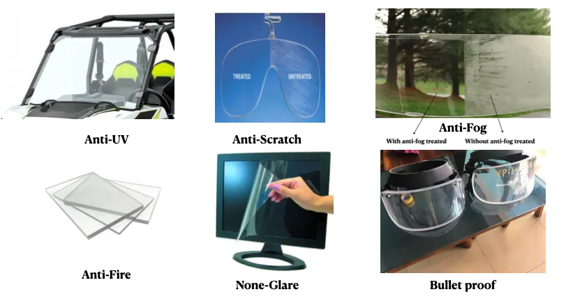 Good for Printing Use China Supply 0.5mm Polycarbonate Velvet Lexan