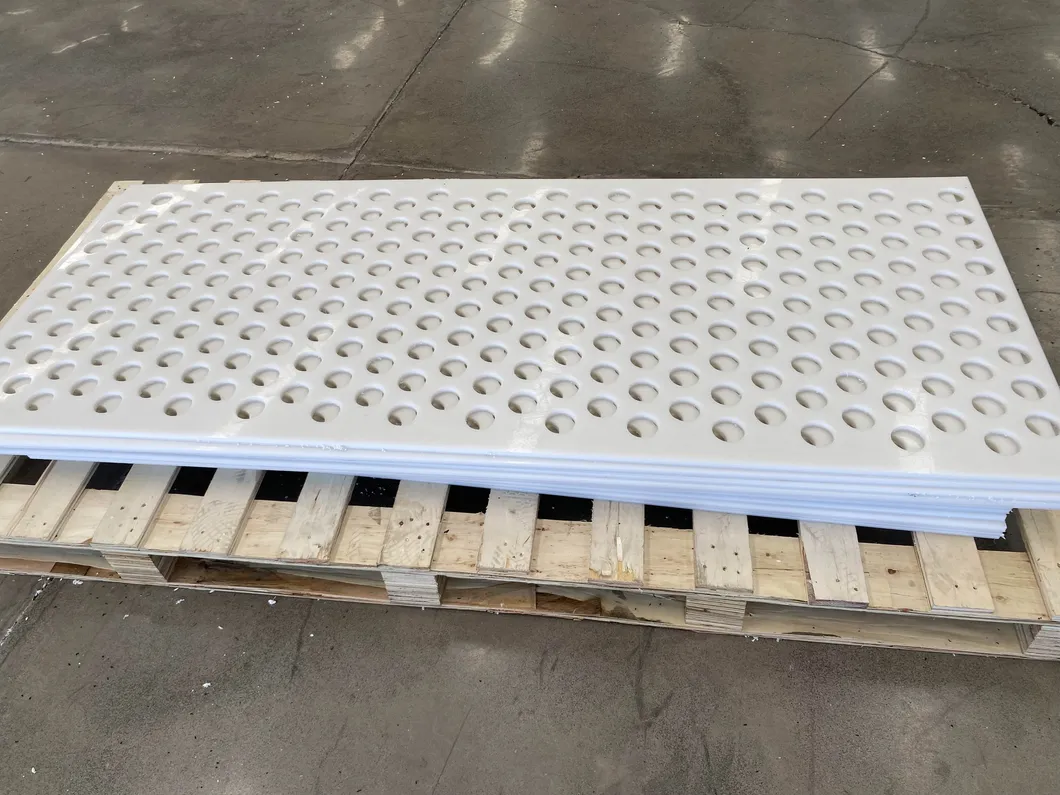 HDPE Geomembran Black Plastic Sheet Perforated Mesh Sheet