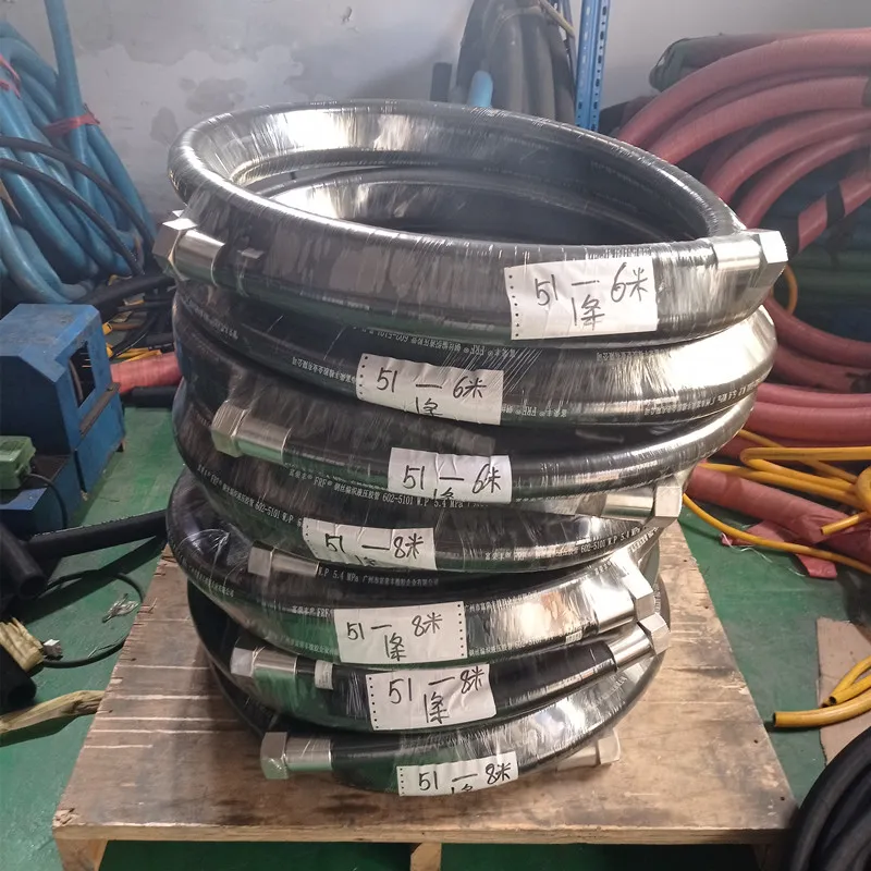 Heat Resistant Hose SAE 100r14 Hose with Steel Wire Cover