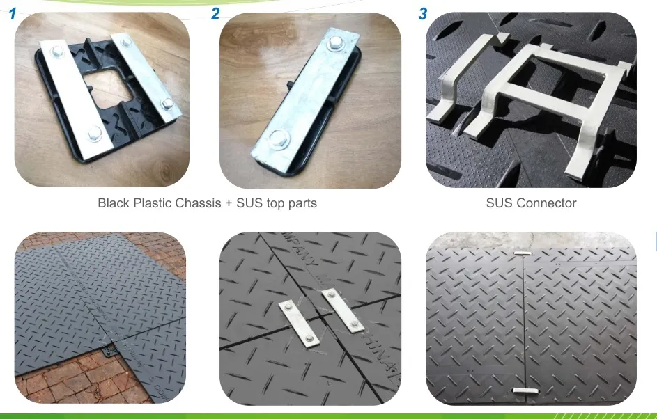 Heavy Duty Composite Road Plates Construction Road Mats