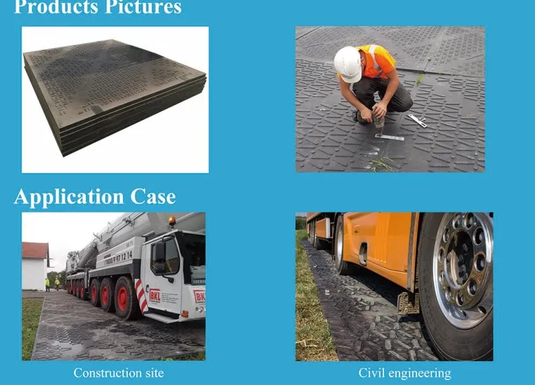 Heavy Duty Composite Road Plates Construction Road Mats