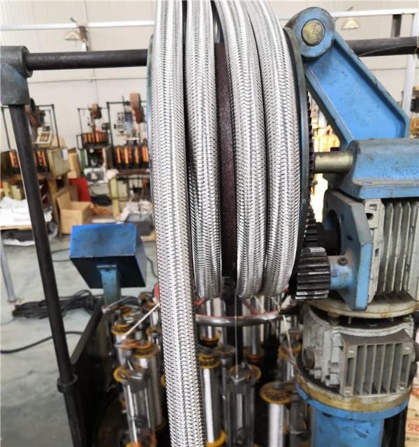 High Pressure 1/4′′ Stainless Steel Braided PTFE Hose