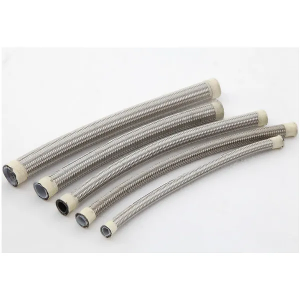 High Pressure 1/4′′ Stainless Steel Braided PTFE Hose