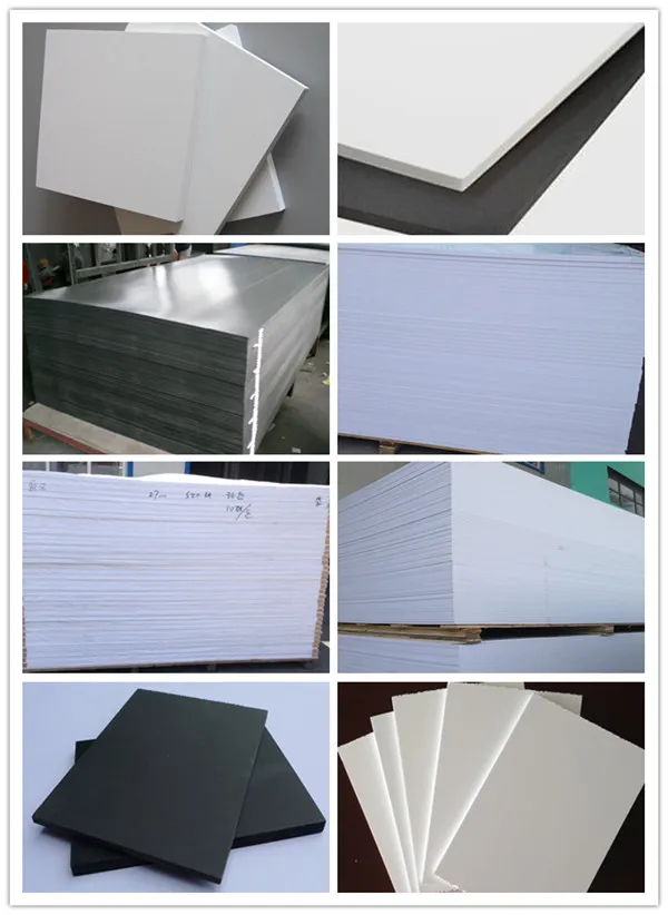 High Quality 4*8FT Waterproof Rigid PVC Foam Sheet for Cabinet