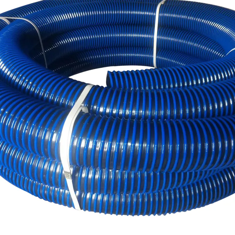 High Quality Blue PVC Helix Suction Hose