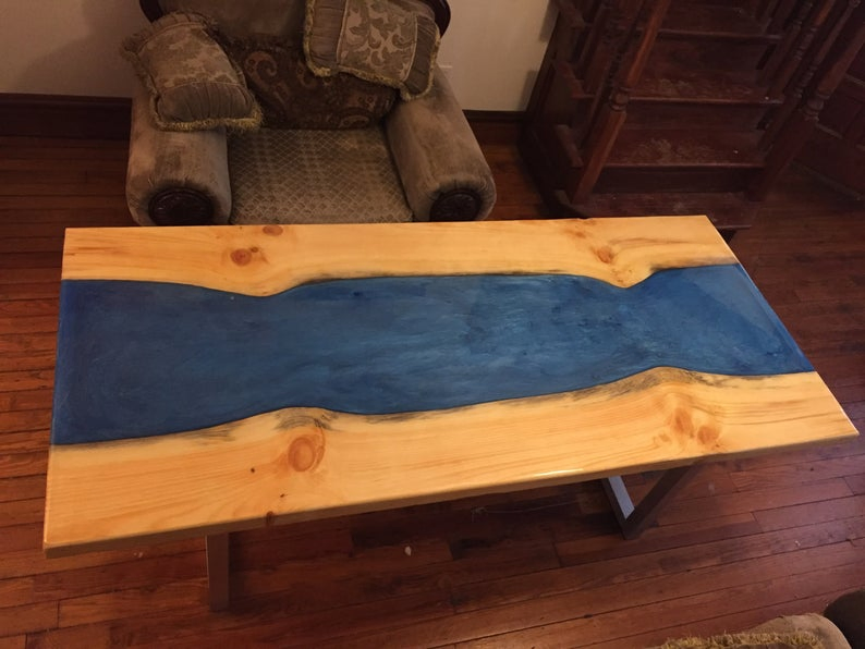 High Quality Crystal Clear Dinner River Table Epoxy Resin