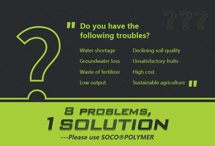 High Quality Solid Rain Potassium Polymer with SGS Oral Toxicity Test
