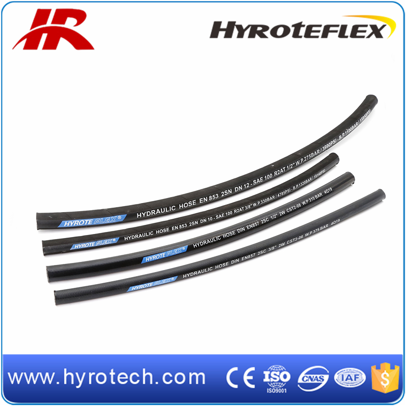 Hydraulic Industrial 2 Steels Braid Reinforced Hydraulic Hose--2sn/2sc