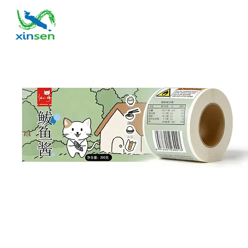 Deep Freeze Resistant PET PP Synthetic Label